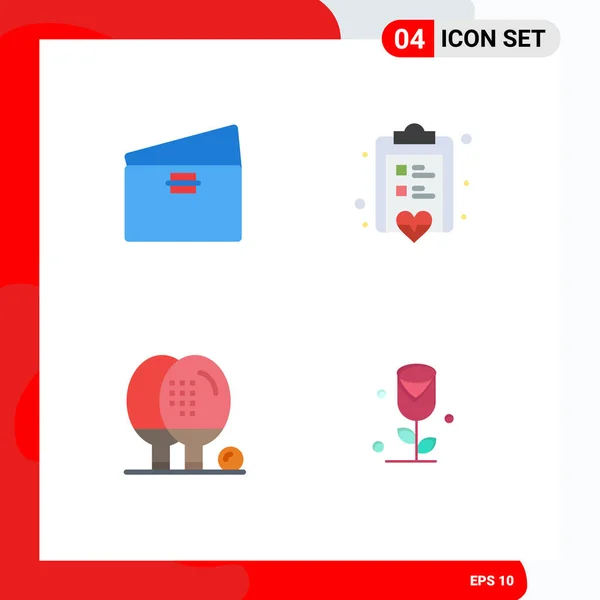 Editable Vector Line Pack Simple Flat Icons Credit Activities Pay — Vector de stock