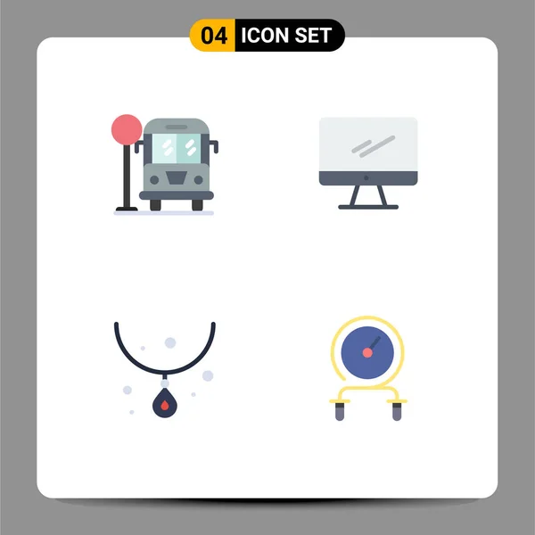 Universal Icon Symbols Group Modern Flat Icons City Gem Computer — Vector de stoc