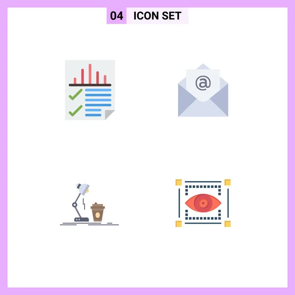 Universal Icon Symbols Group Modern Flat Icons Data Design Relatório — Vetor de Stock