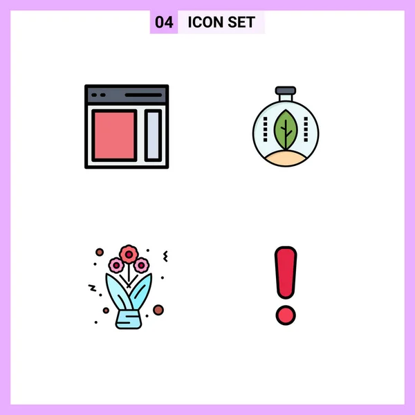 사이트 모바일 커뮤니케이션 Sidebar Editable Vector Design Elements — 스톡 벡터