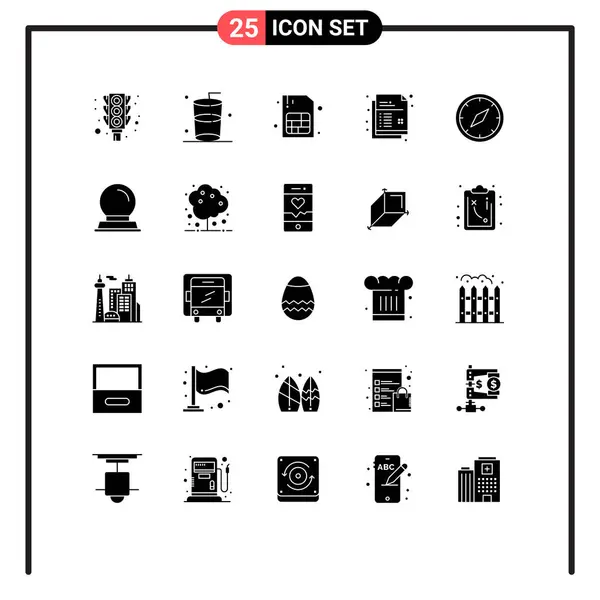 Icône Vectorielle Stock Paquet Signes Symboles Ligne Pour Emplacement Direction — Image vectorielle