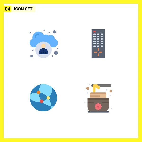 Universal Flat Icon Signs Symbole Für Verwaltung Sauna Kontrolle Internet — Stockvektor