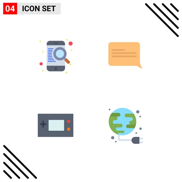 Universal Icon Symbols Group Modern Flat Icons Find Gameboy Online — Stock Vector