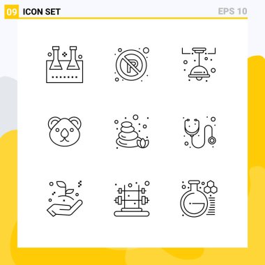 Sydney 'in 9 Temel Tasarım Özeti Kullanıcı Arayüzü Paketi, şehir setleri, işaret, australia, Düzenlenebilir Vektör Tasarım Elemanlarını dekore et