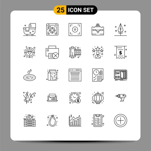 Stock Vector Icon Pack Znaki Symbole Linii Dla Finansów Dając — Wektor stockowy