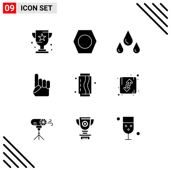 Creative Icons Moderne Zeichen Und Symbole Von Schnell Kann Tropfen — Stockvektor