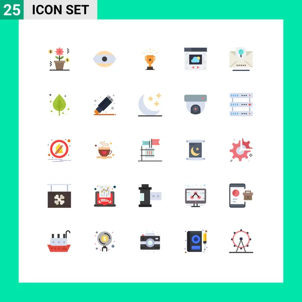 Grupo Universal Símbolos Icono Colores Peso Moderno Cloud Sharing Página — Vector de stock