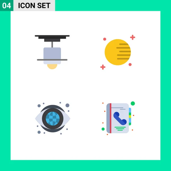 Stock Vector Icon Pack Mit Linienzeichen Und Symbolen Für Dekor — Stockvektor