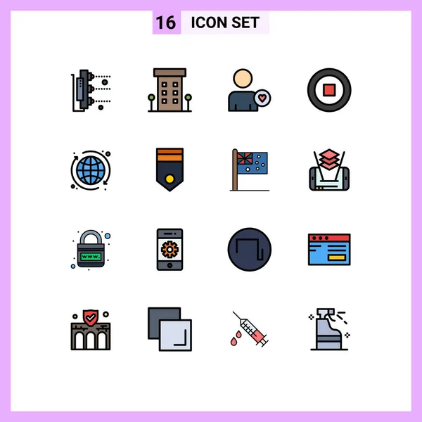 Creative Icons Modern Signs Sysymbols Internet Web Store User Basic — Archivo Imágenes Vectoriales