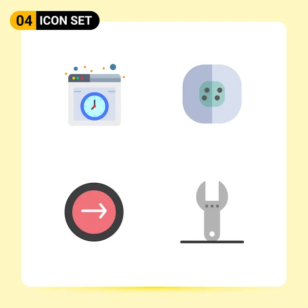 Creative Icons Современные Знаки Символы Облака Приложения Онлайн Ячейка Интерфейс — стоковый вектор