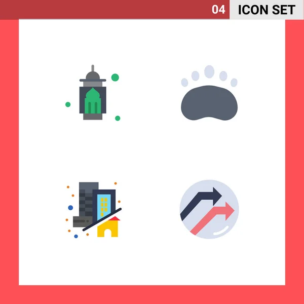Universal Icon Symbols Group Modern Flat Icons Jament Estate Moon — Διανυσματικό Αρχείο