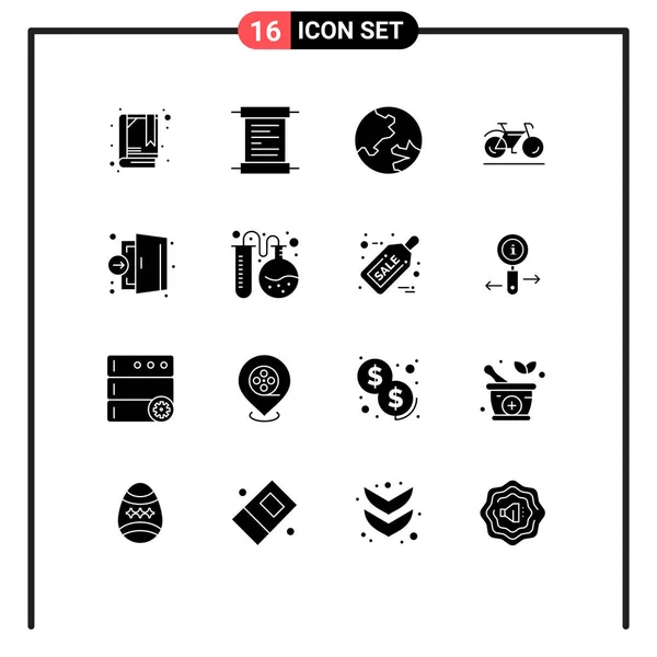 Stock Vector Icon Pack Line Signs Symbols Medical Geography Emergency — 스톡 벡터