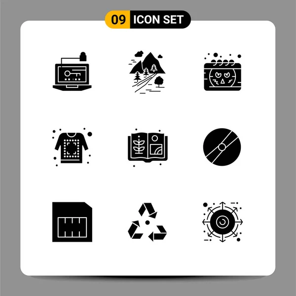 Creative Icons Modern Signs Sysymbols Sketch Printing Mountain Print Halloween — Archivo Imágenes Vectoriales