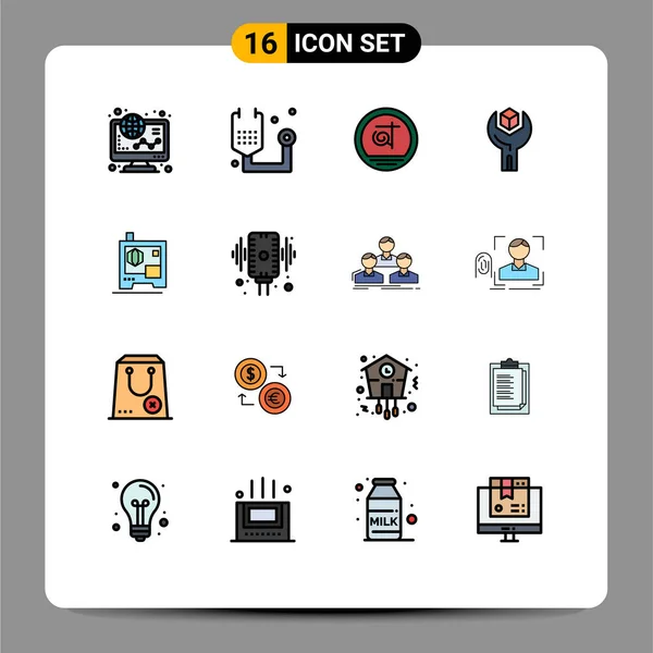 Set Modern Icons Sysymbols Signs Sdk Develop Health Config Bangladeshi — Archivo Imágenes Vectoriales