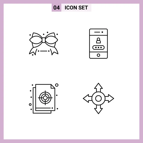 Universal Icon Symbols Group Modern Filledline Flat Colors Black Friday — 스톡 벡터