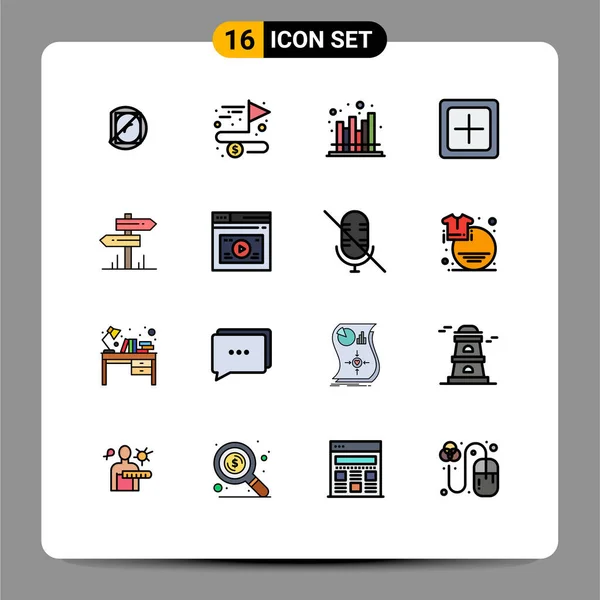 Creative Icons Modern Signs Sysymbols Increase Business Create Modern Editable — Vector de stock