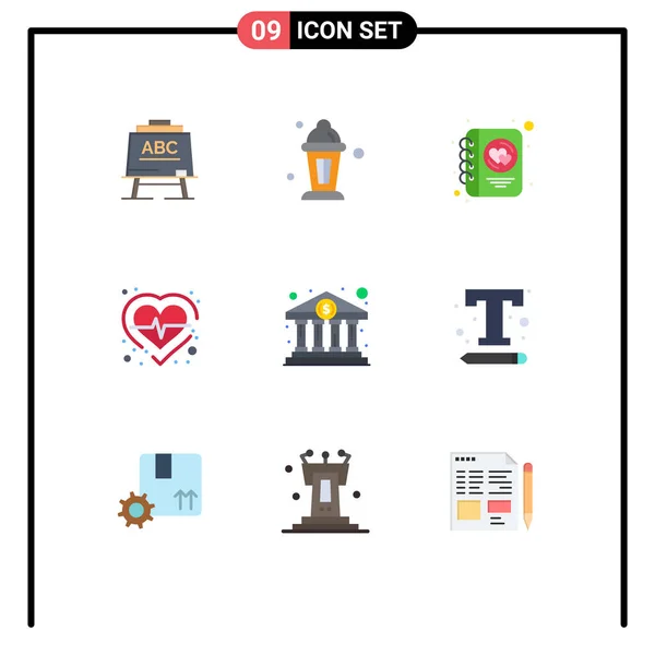 Interfejs Użytkownika Płaski Kolor Pakiet Nowoczesnych Znaków Symboli Kupić Sprawdzić — Wektor stockowy