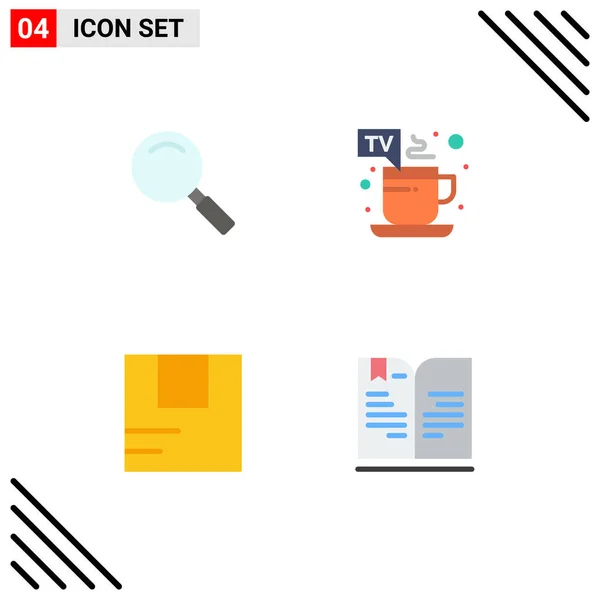 User Interface Pack Basic Flat Icons Glass Good Search Tea — Διανυσματικό Αρχείο