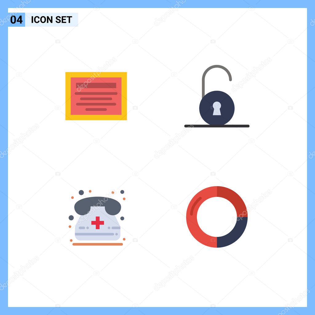 4 Creative Icons Modern Signs And Symbols Of Education Phone Unlocked Call Chart Editable Vector Design Elements Premium Vector In Adobe Illustrator Ai Ai Format Encapsulated Postscript Eps Eps Format