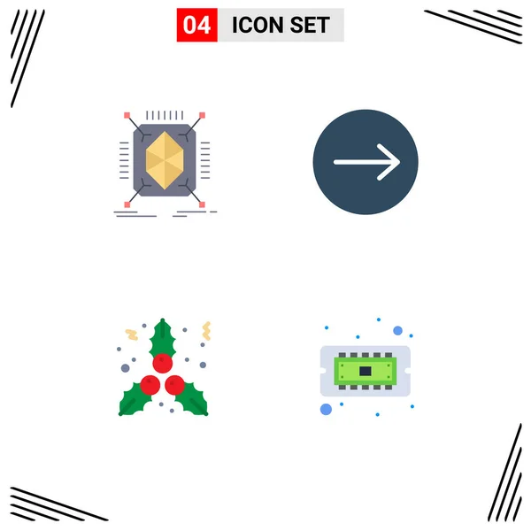 Pack Icônes Plates Modernes Signes Symboles Pour Les Supports Impression — Image vectorielle