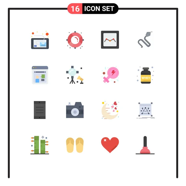 Conjunto Icones Modernos Símbolos Sinais Para Discussão Consultoria Análise Rei — Vetor de Stock