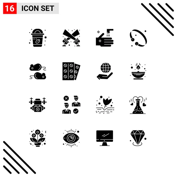 Icône Vectorielle Stock Paquet Signes Symboles Ligne Pour Tester Luxe — Image vectorielle