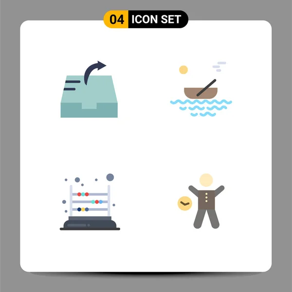 Πακέτο Modern Flat Icons Σημάδια Και Σύμβολα Για Web Print — Διανυσματικό Αρχείο