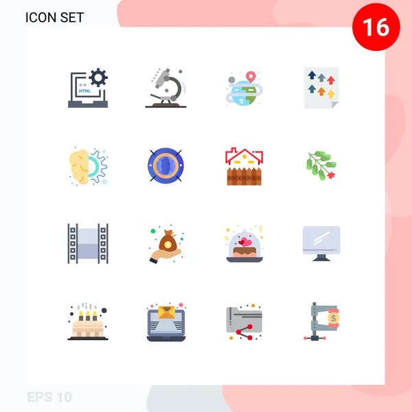 Universal Symbols Report Page Science High Map Editable Pack Creative — 스톡 벡터