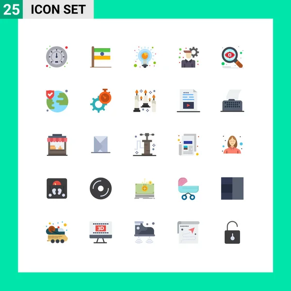 Creative Icons Modern Signs Sysymbols Eye Seo Solution Search Configuration — Vector de stock