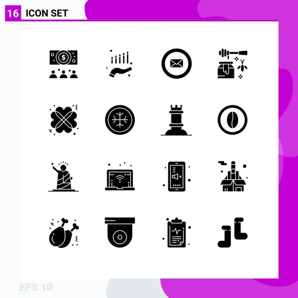 Creative Icons Modern Signs Sysymbols Date Love Business Hearts Pot — Vector de stock