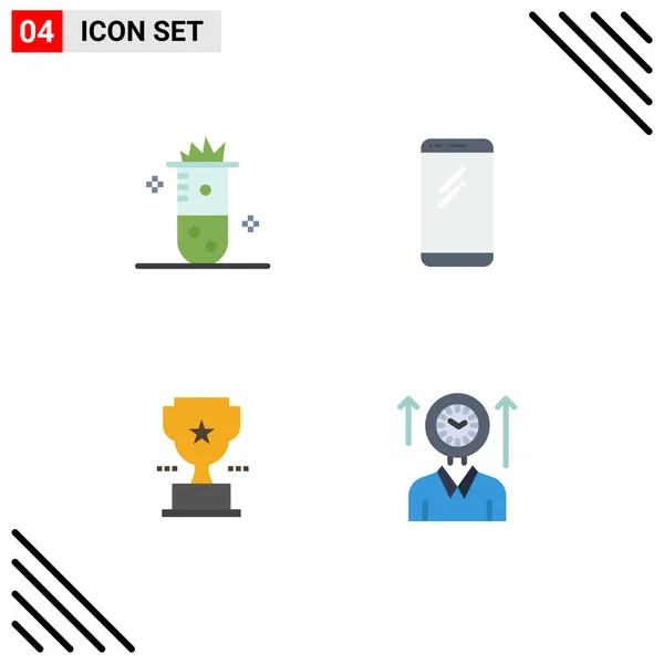 Pack Iconos Modernos Vuelo Símbolos Para Los Medios Impresión Web — Vector de stock