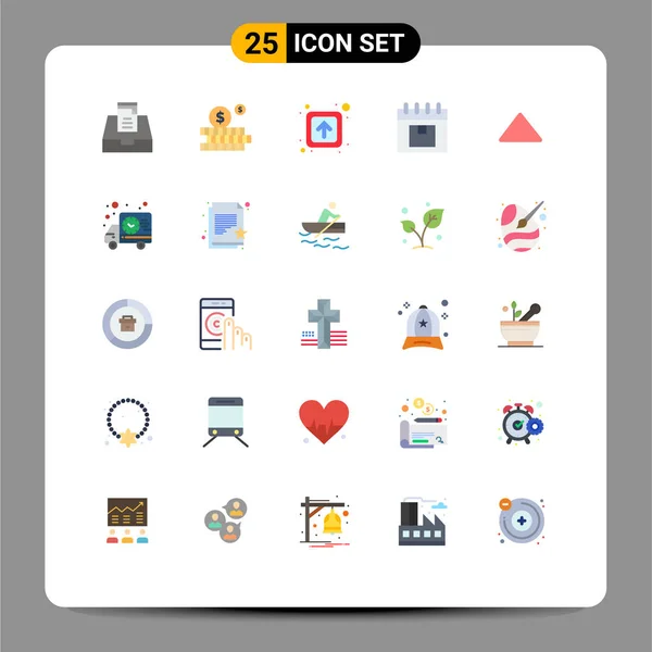 Vector Icon Pack Line Signs Symbols Play Arrow Public Product — 스톡 벡터