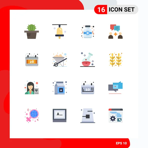 Set Dari Modern Icons Simbol Tanda Tanda Untuk Gerobak Dorong - Stok Vektor