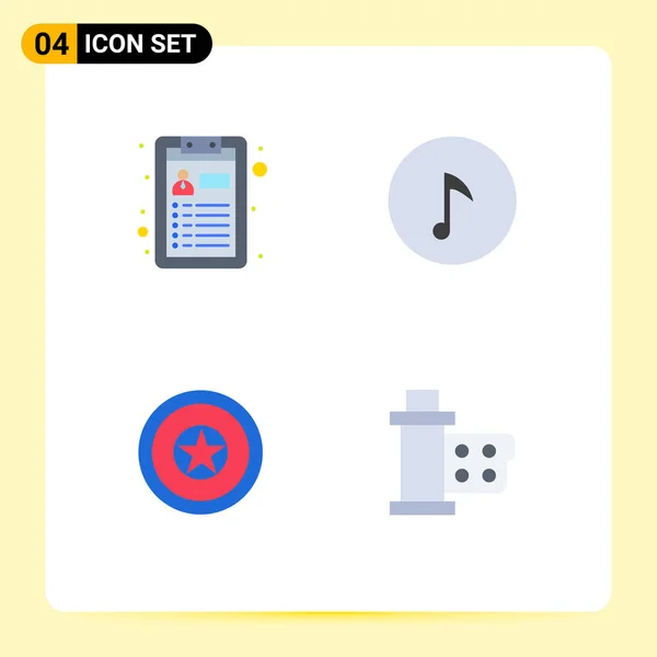 전형적 아이콘 Editable Vector Design Elements — 스톡 벡터