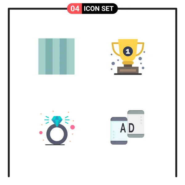 Creative Icons Modern Jelek Szimbólumok Gyűrű Marketing Szerkeszthető Vector Design — Stock Vector