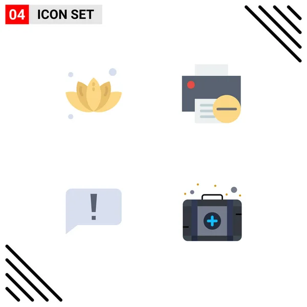 Stock Vector Icon Pack Mit Linienzeichen Und Symbolen Für Grün — Stockvektor