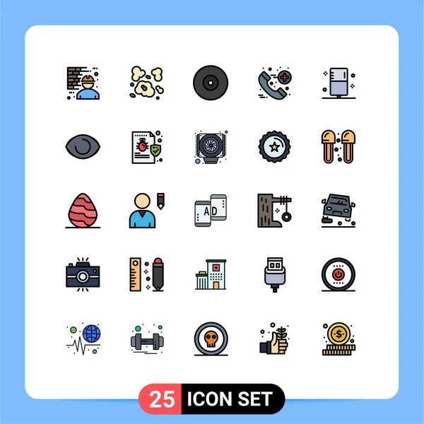 Απόθεμα Vector Icon Pack Των Γραμμικά Σήματα Και Σύμβολα Για — Διανυσματικό Αρχείο