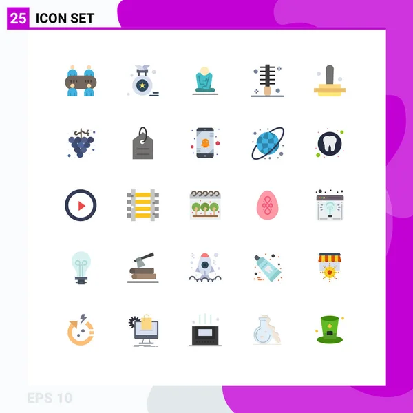 Universal Icon Symbols Group Modern Flat Colors Marketing Business Training — 스톡 벡터