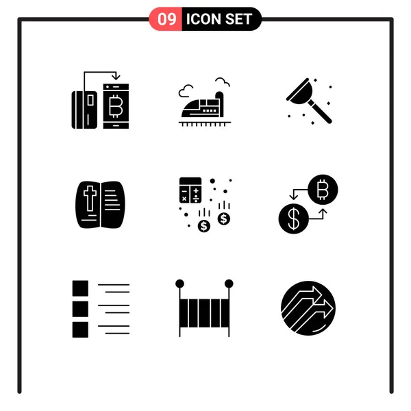 Vector Stock Icon Pack Líneas Signos Símbolos Para Cuenta Astro — Vector de stock