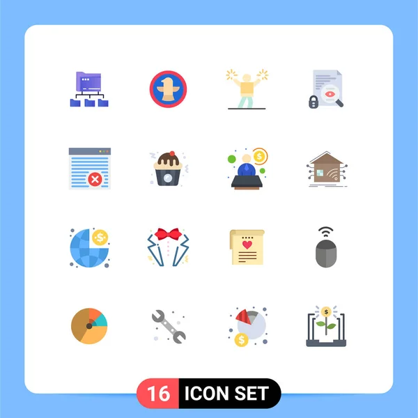 Stock Vector Icon Pack Líneas Signos Símbolos Para Internet Vigilancia — Archivo Imágenes Vectoriales