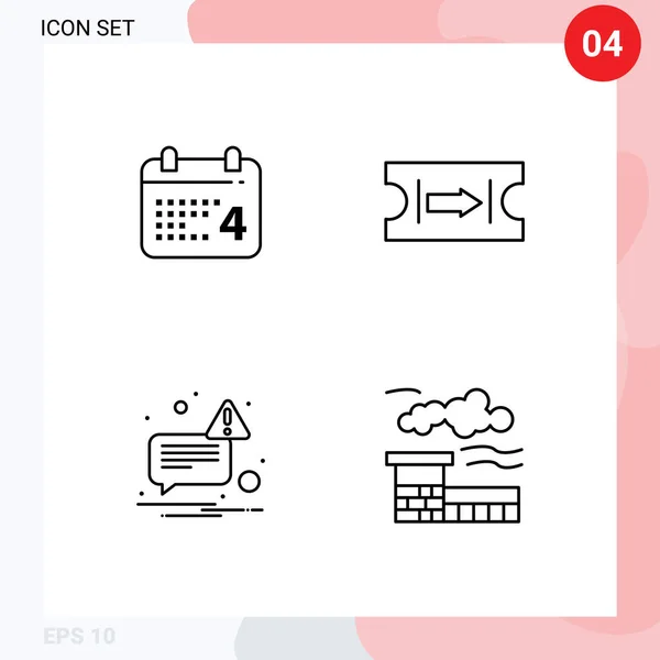 유니버설 아메리칸 Editable Vector Design Elements — 스톡 벡터