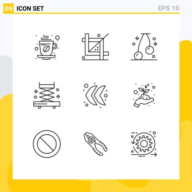 Web ve Mobil Uygulamalar için 9 Evrensel Tasarım Yönlendirmesi, Araçlar, Geliştirme, Endüstri, Meyve Düzenlenebilir Vektör Tasarım Elemanları