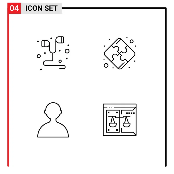 Creative Icons Modern Signs Symbols Hand Free Basic Smartphone Teamwork — Stock vektor