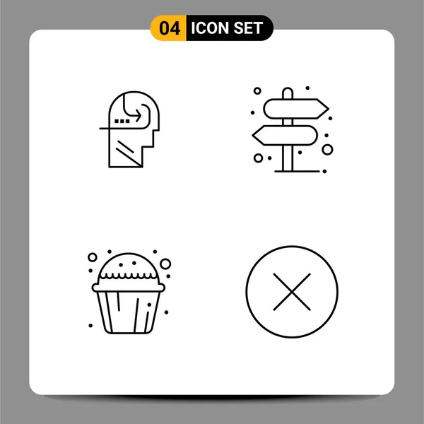 Pictogram Set Van Eenvoudige Filledline Platte Kleuren Van Leren Beker — Stockvector