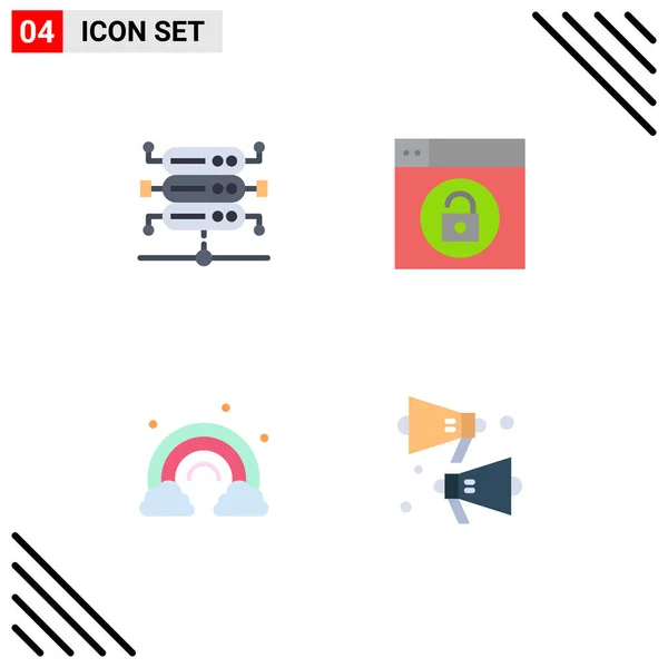 Pack Iconos Peso Moderno Símbolos Para Medios Impresión Web Tales — Vector de stock