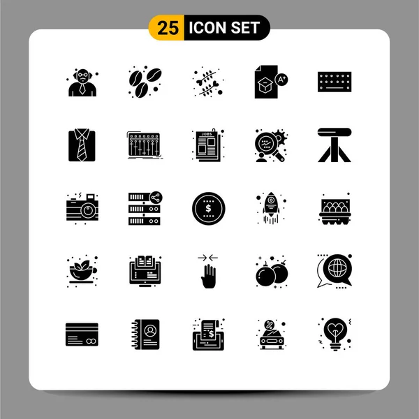 Creative Icons Modern Signs Sysymbols Type Hardware Love Study Knowledge — Vector de stock