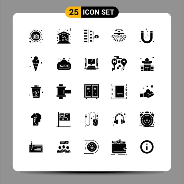 Stock Vector Icon Pack Sinais Linha Símbolos Para Atrair Estrutura —  Vetores de Stock