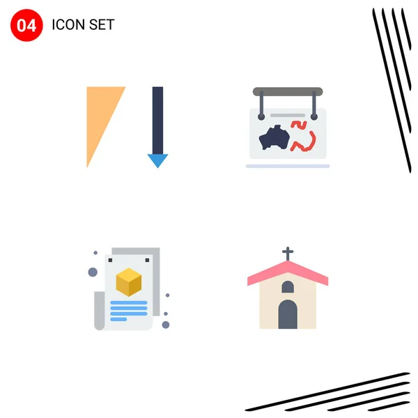 Vector Flat Icons Grid Lowing Blogger Frame Guide Web Blogging — 스톡 벡터