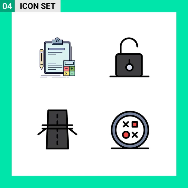 Conjunto Iconos Creativos Universales Simplemente Vector Ilustraciones Para Aplicaciones Web — Archivo Imágenes Vectoriales