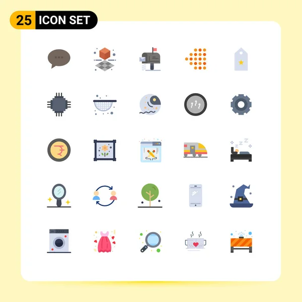 Stock Vector Icon Pack Signos Línea Símbolos Para Estrella Uno — Archivo Imágenes Vectoriales